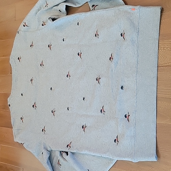 NWOT Mens Superdry AOP Embroidered Palm Tee Pullover Sweater Sweatshirt XL - Picture 10 of 10